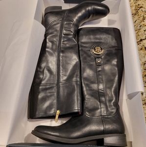 Tommy Hilfiger Tall Black Boot w/ Box
